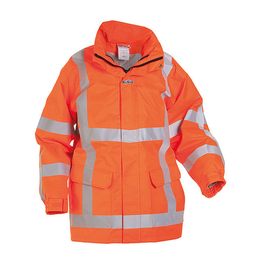 Hydrowear Markelo Multi SNS Flame Retardant Anti-Static Waterproof Parka Orange L