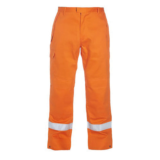 Hydrowear Meddo Multi CVC Flame Retardant Anti Static Trousers Orange 36