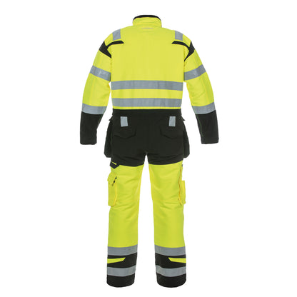 Hydrowear Hove High Visibility Two Tone Coverall Saturn Yellow/Black 40