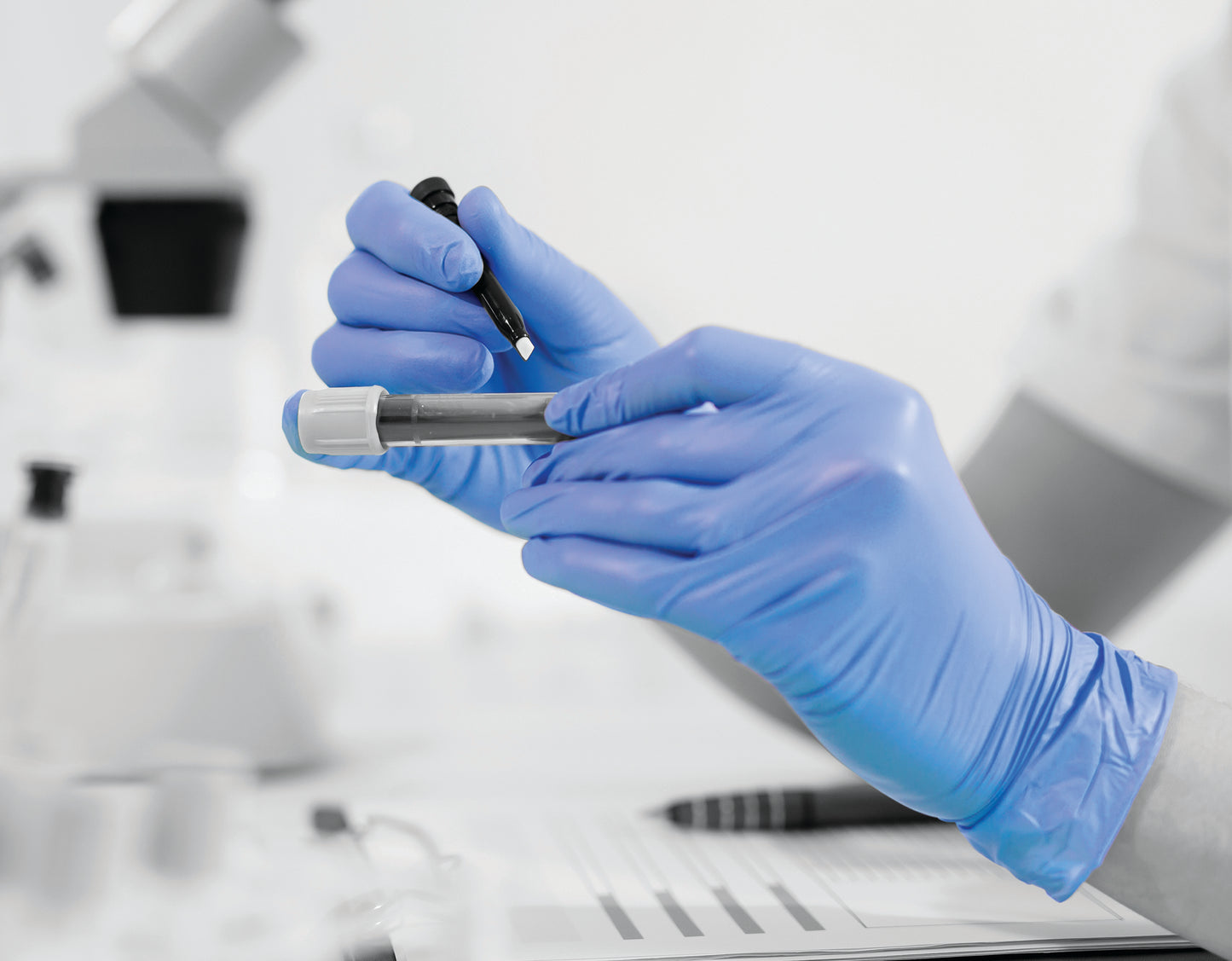 Handsafe Powder-Free Nitrile Gloves Large Blue (Pack of 200) GN90