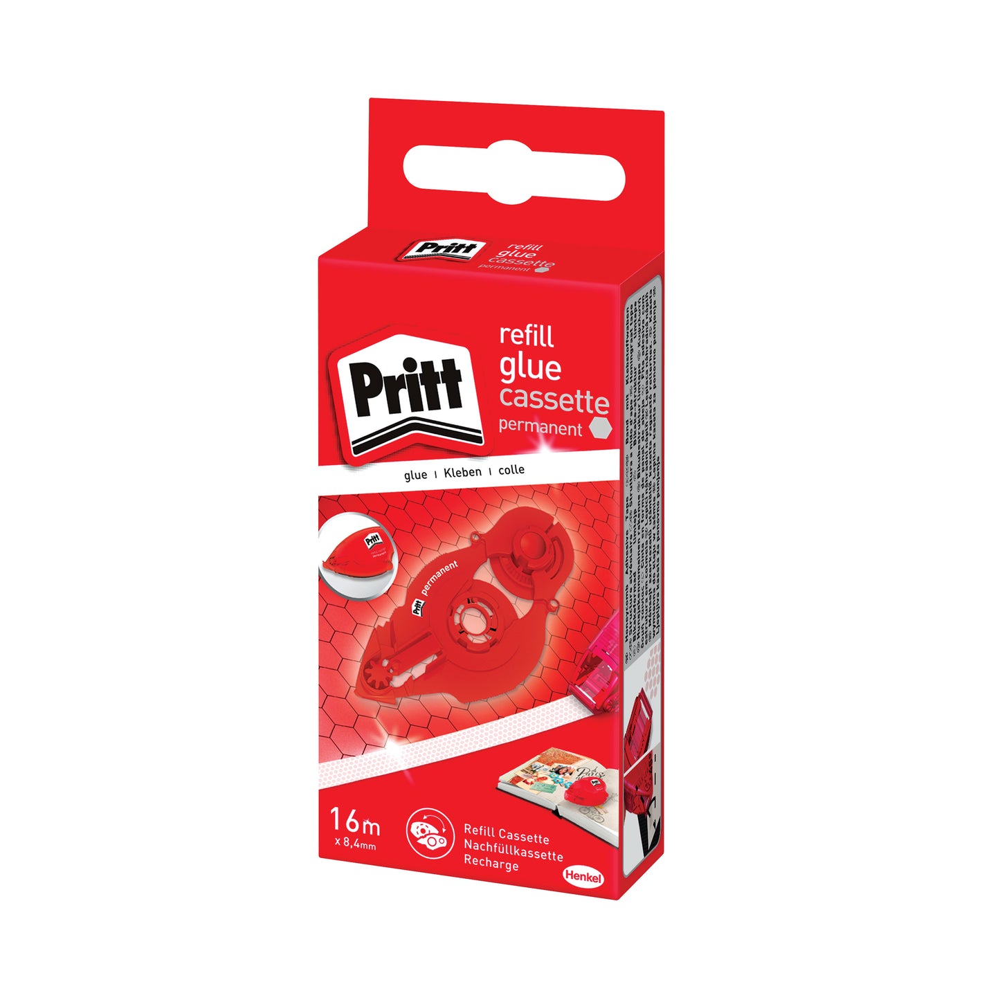 Pritt Glue Roller Permanent Refill 8.4mm x 16m 2111973