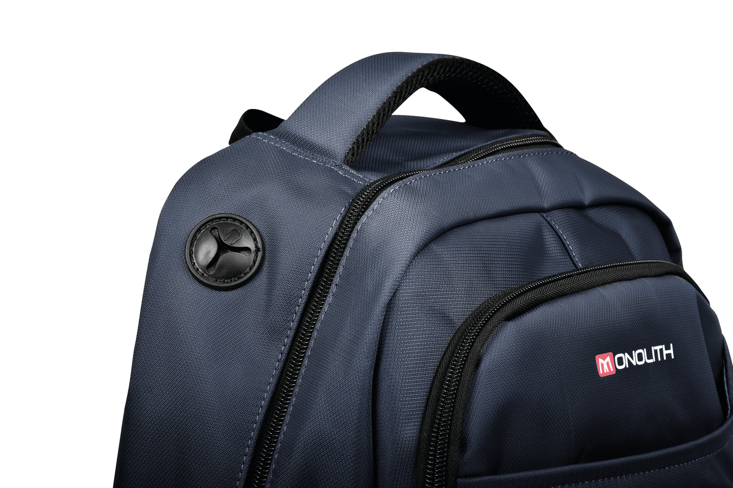 Monolith 15.6 Inch Business Commuter Laptop Backpack USB/Headphone Port Navy Blue 9114B
