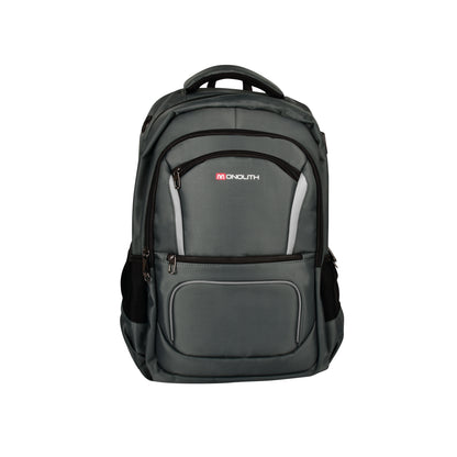 Monolith 15.6 Inch Business Commuter Laptop Backpack USB/Headphone Port Charcoal 9115D