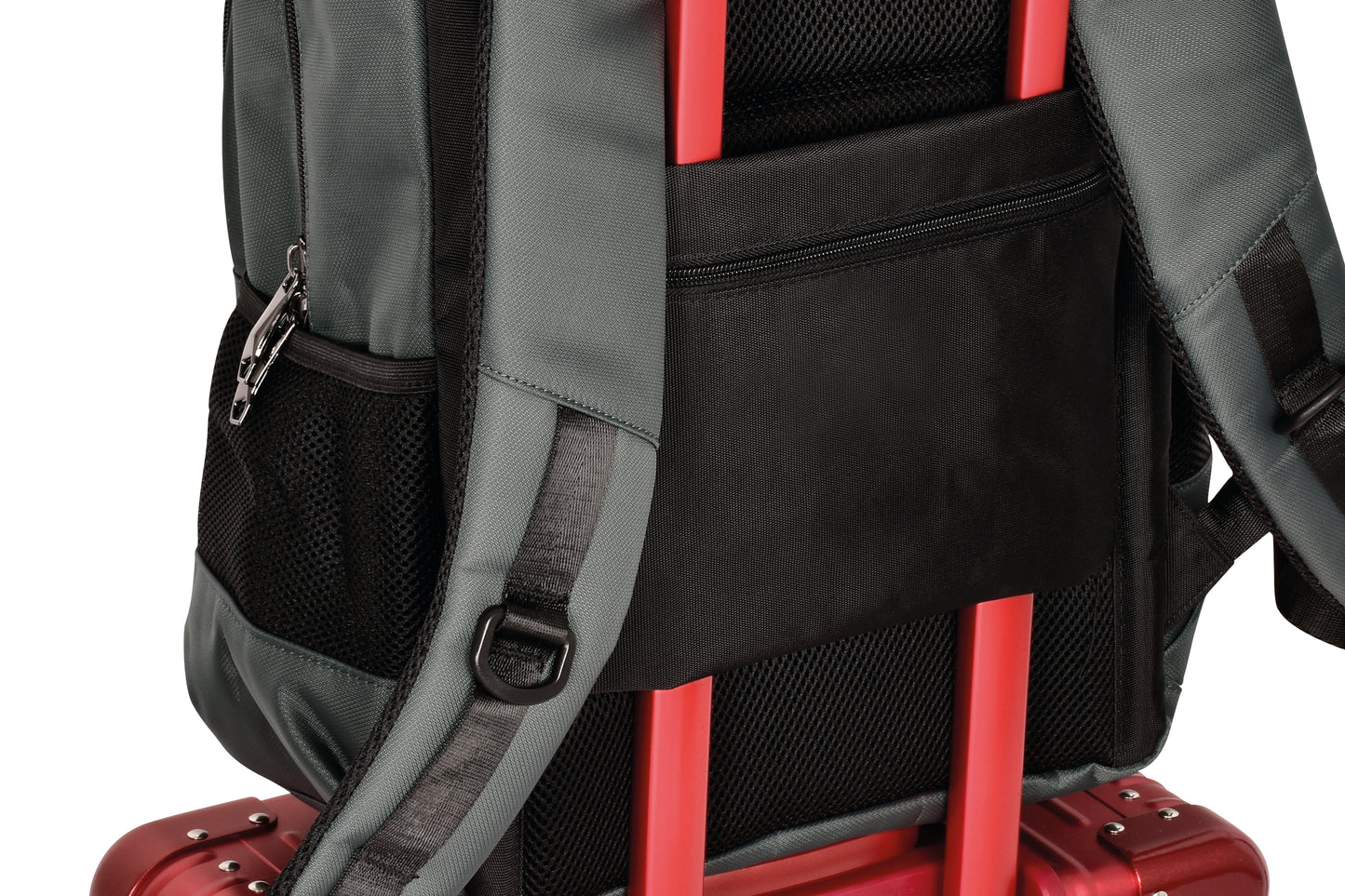 Monolith 15.6 Inch Business Commuter Laptop Backpack USB/Headphone Port Charcoal 9115D