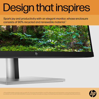 HP E24 G5 23.8 Inch FHD Monitor Black/Silver 6N6E9E9#ABU