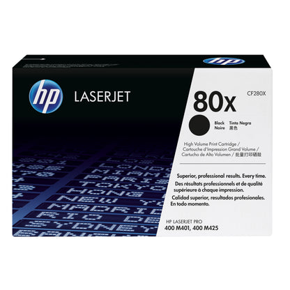 HP 80X Black High Yield Laserjet Toner Cartridge CF280X