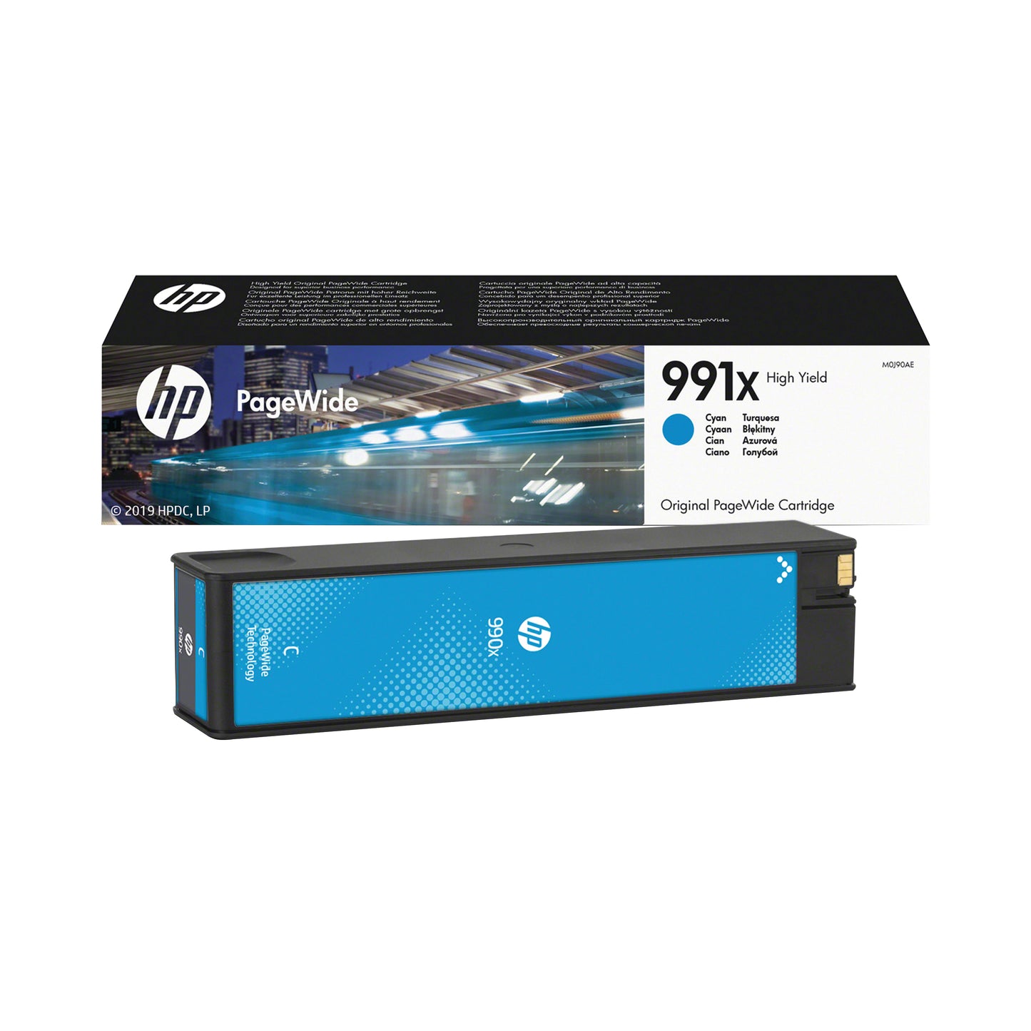 HP 991X High Yield Cyan Original PageWide Cartridge M0J90AE