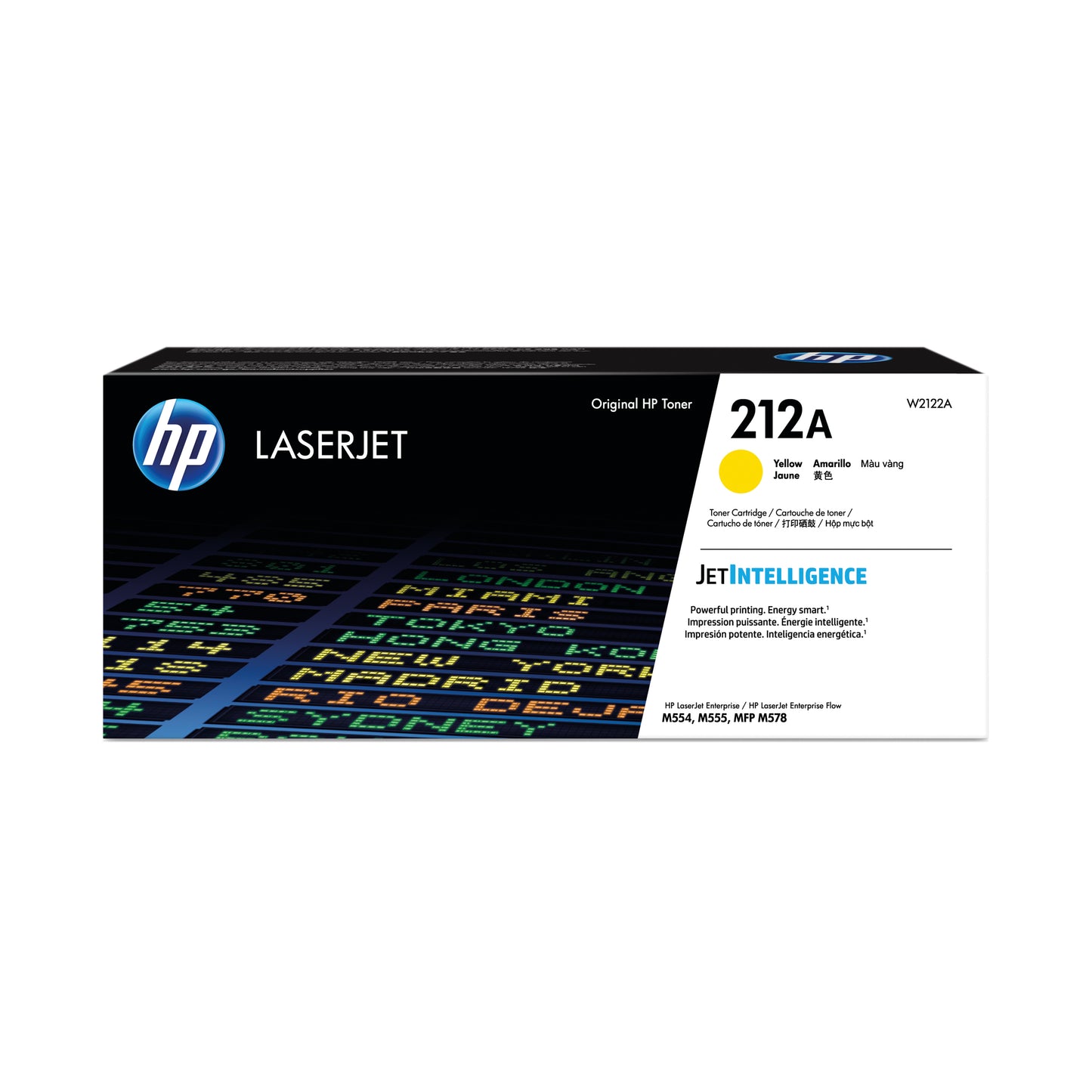 HP 212A Yellow Laserjet Toner Cartridge W2122A