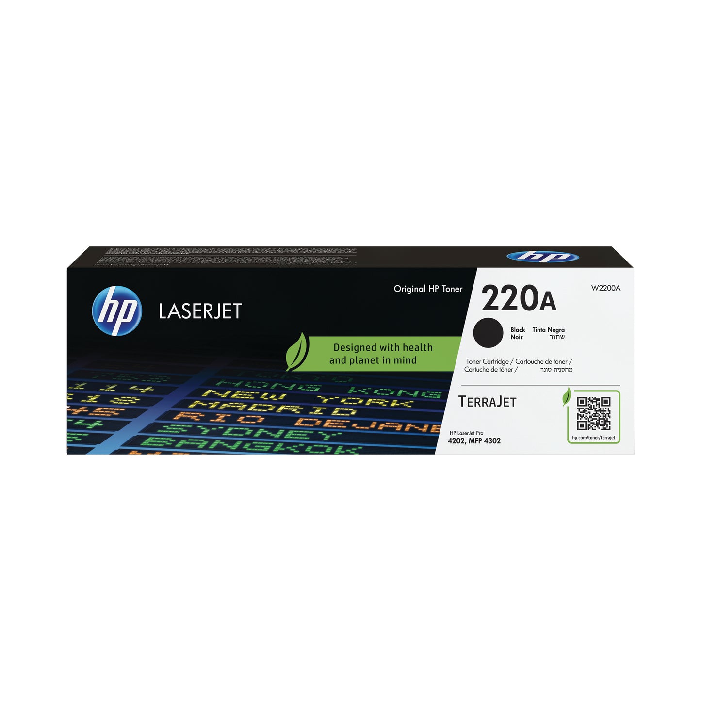 HP 220A LaserJet Toner Cartridge Black W2200A