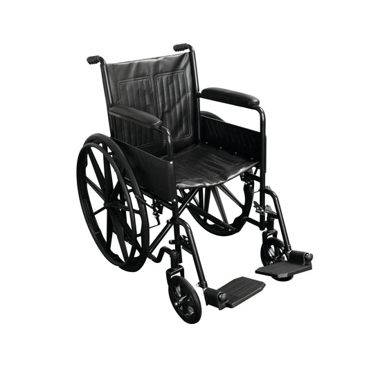 Code Red Lightweight Folding Wheelchair 24 Inch Rear Wheel 3047