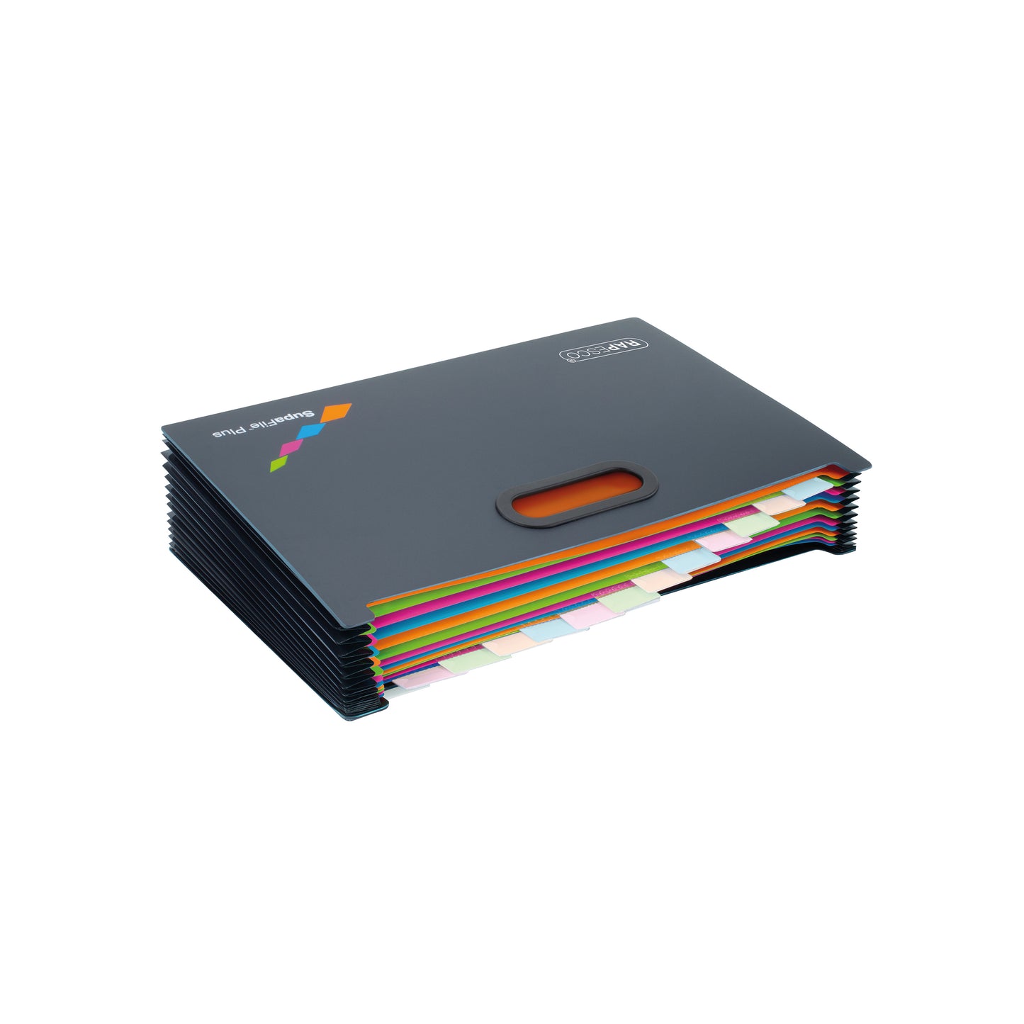 Rapesco Supafile Plus Expanding File A4 Assorted 1552