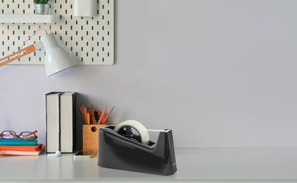 Rapesco Germ-Savvy 500 Tape Dispenser Heavy Duty Black RPTD500B