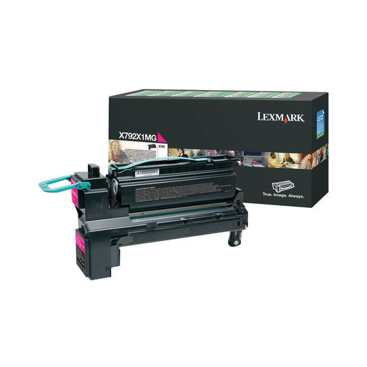 Lexmark Magenta Extra High Yield Return Program Toner X792X1MG