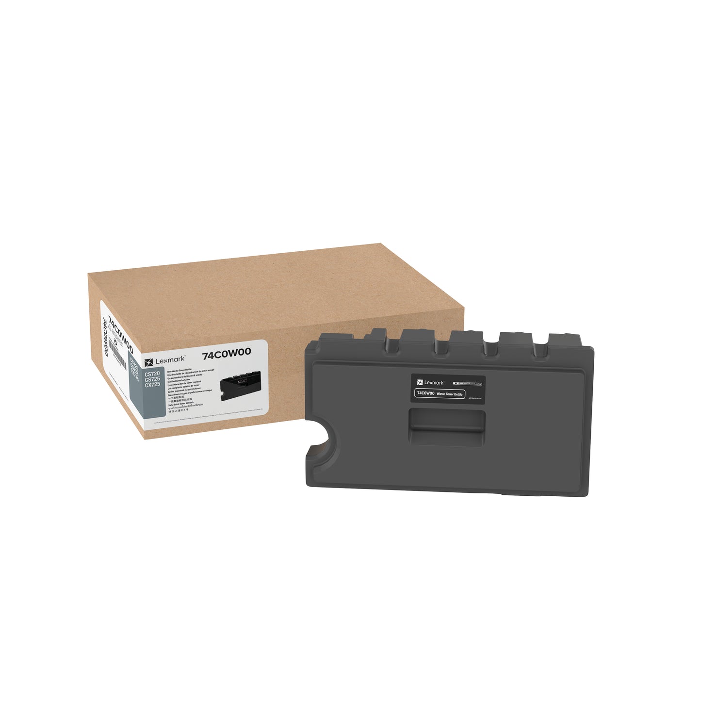 Lexmark Waste Toner Bottle Black 74C0W00