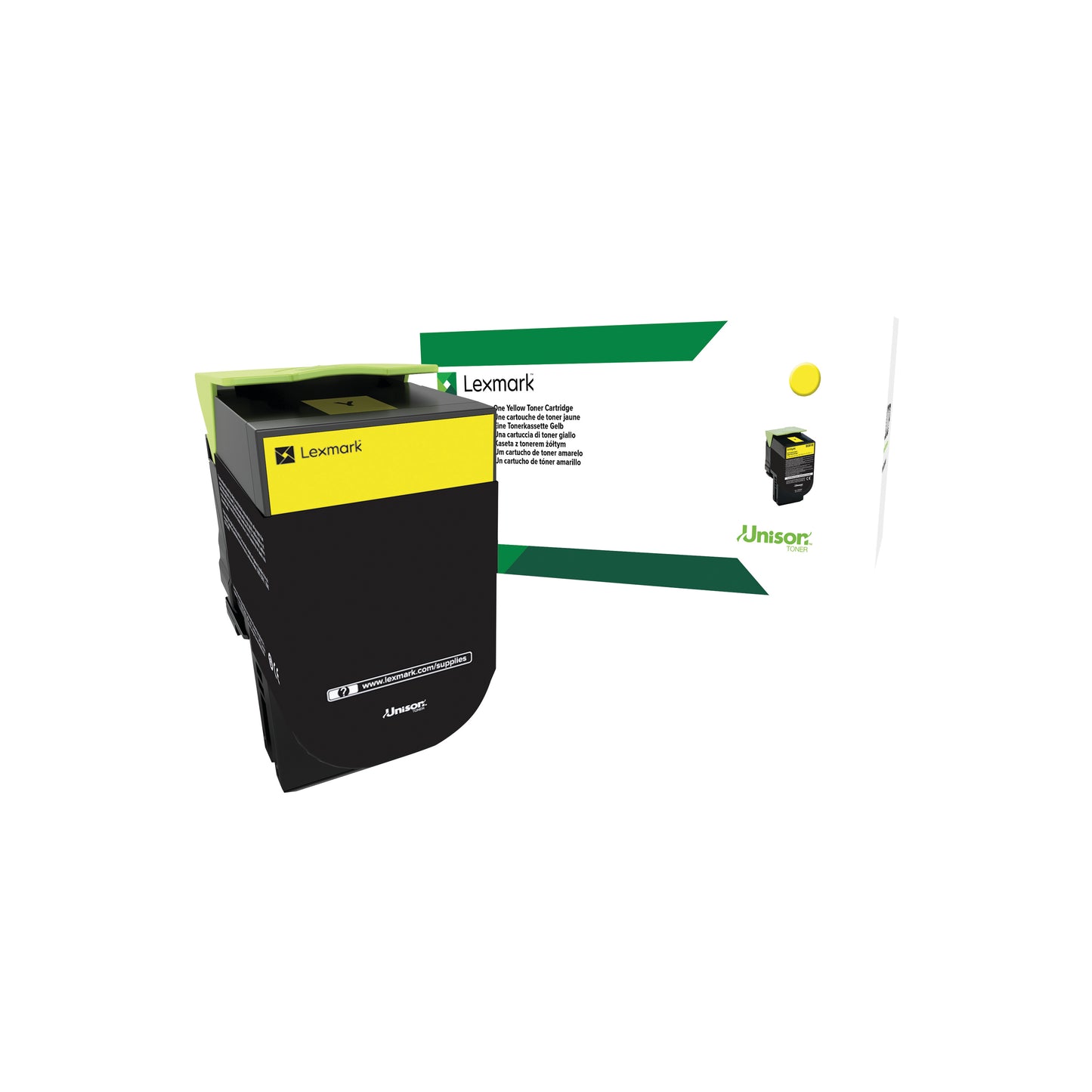 Lexmark Yellow Return Programme 3K Toner Cartridge 80C2HY0