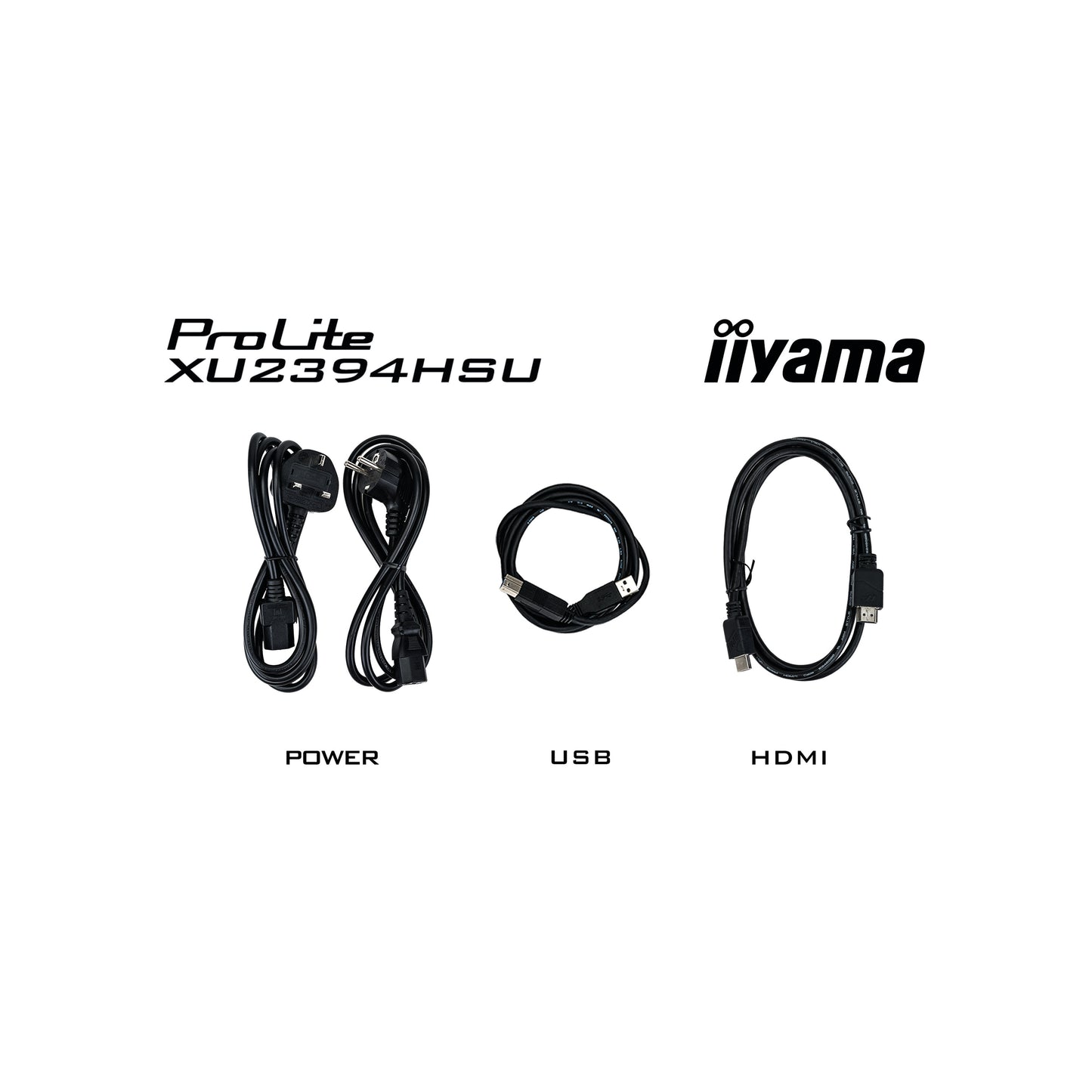 iiyama ProLite XU2293HS-B5 computer monitor 54.6 cm (21.5") 1920 x 1080 pixels Full HD LED Black