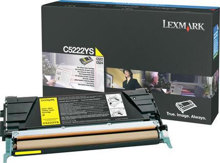 Lexmark Yellow C5222YS toner cartridge Original