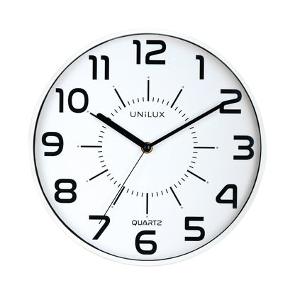 Unilux Pop Battery Clock White 400094282