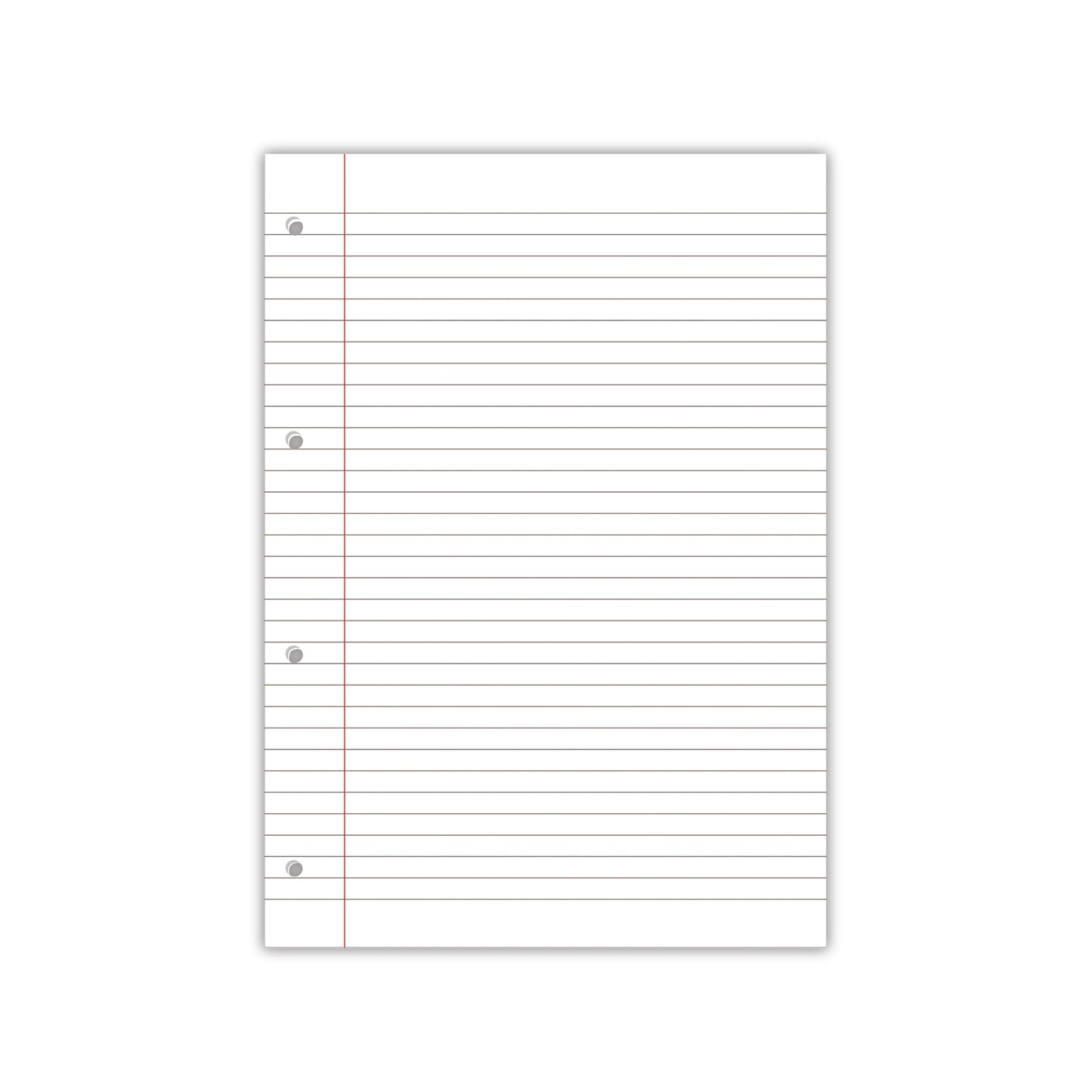 Hamelin 8mm Ruled/Margin Refill Pad A4 80 Sheet (5 Pack) 400127657