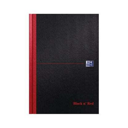 Black n' Red Casebound Hardback Ruled Notebook 192 Pages B5 (Pack of 5) 400082917