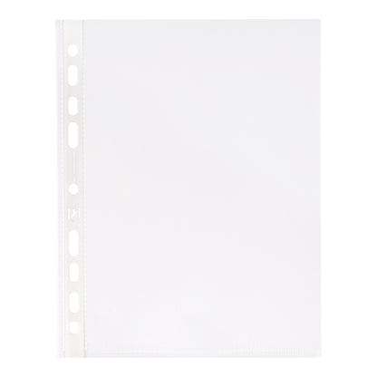 Oxford Punched Pocket 60 micron A5 Clear (100 Pack) 400025671