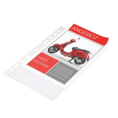 Oxford Punched Pocket 60 micron A5 Clear (100 Pack) 400025671