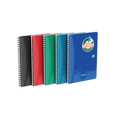 Oxford Oceanis Wirebound Notebook Ruled A5 Assorted (Pack of 5) 400178651