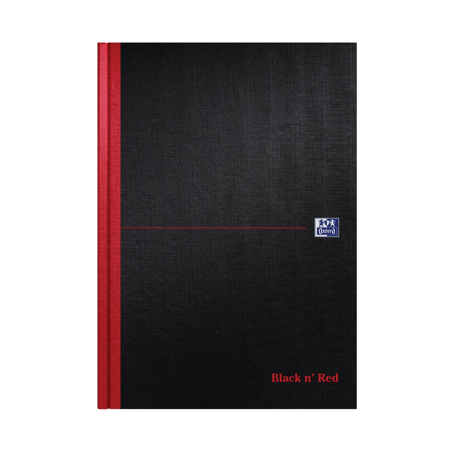 Black n' Red Casebound Hardback Notebook Ruled 192 Pages A4 (Pack of 5) Plus 2 FOC 400116295