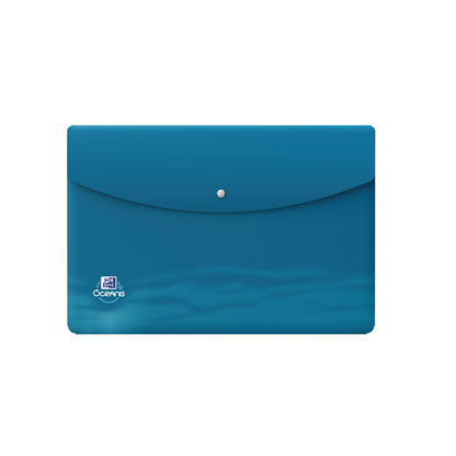 Oxford Oceanis Press Stud Wallet A4+ Assorted (Pack of 4) 400177825