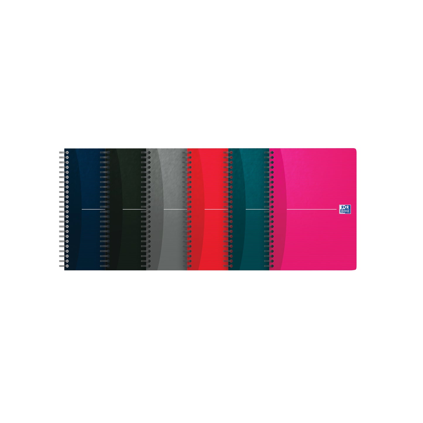 Oxford Card Cover Wirebound Notebook A5 Assorted (Pack of 5) 100103741