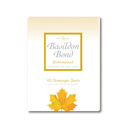 Basildon Bond Champagne Writing Pad 137 x 178mm (10 Pack) 100101040