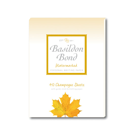 Basildon Bond Champagne Writing Pad 137 x 178mm (10 Pack) 100101040