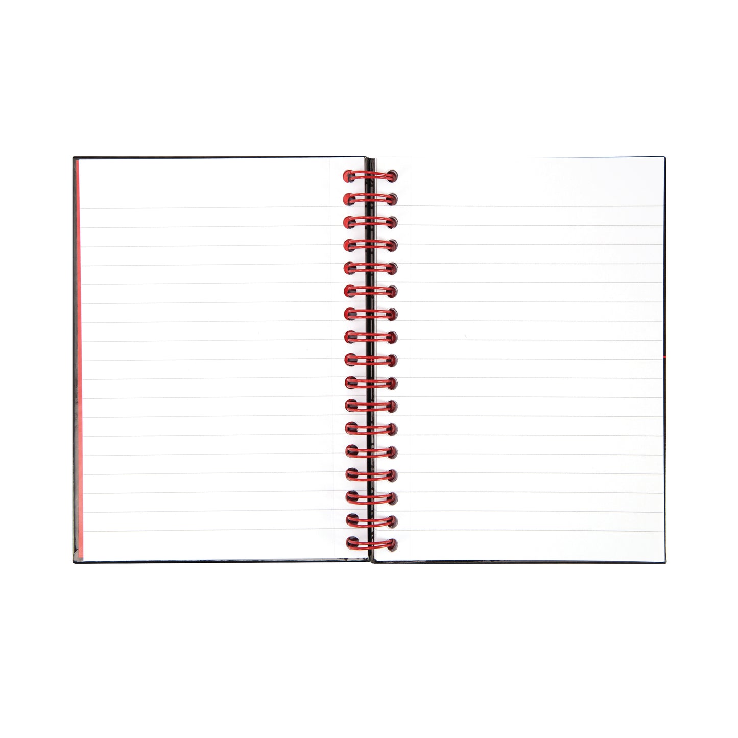 Black n' Red Wirebound Hardback Ruled Notebook A6 (Pack of 5) 100080448