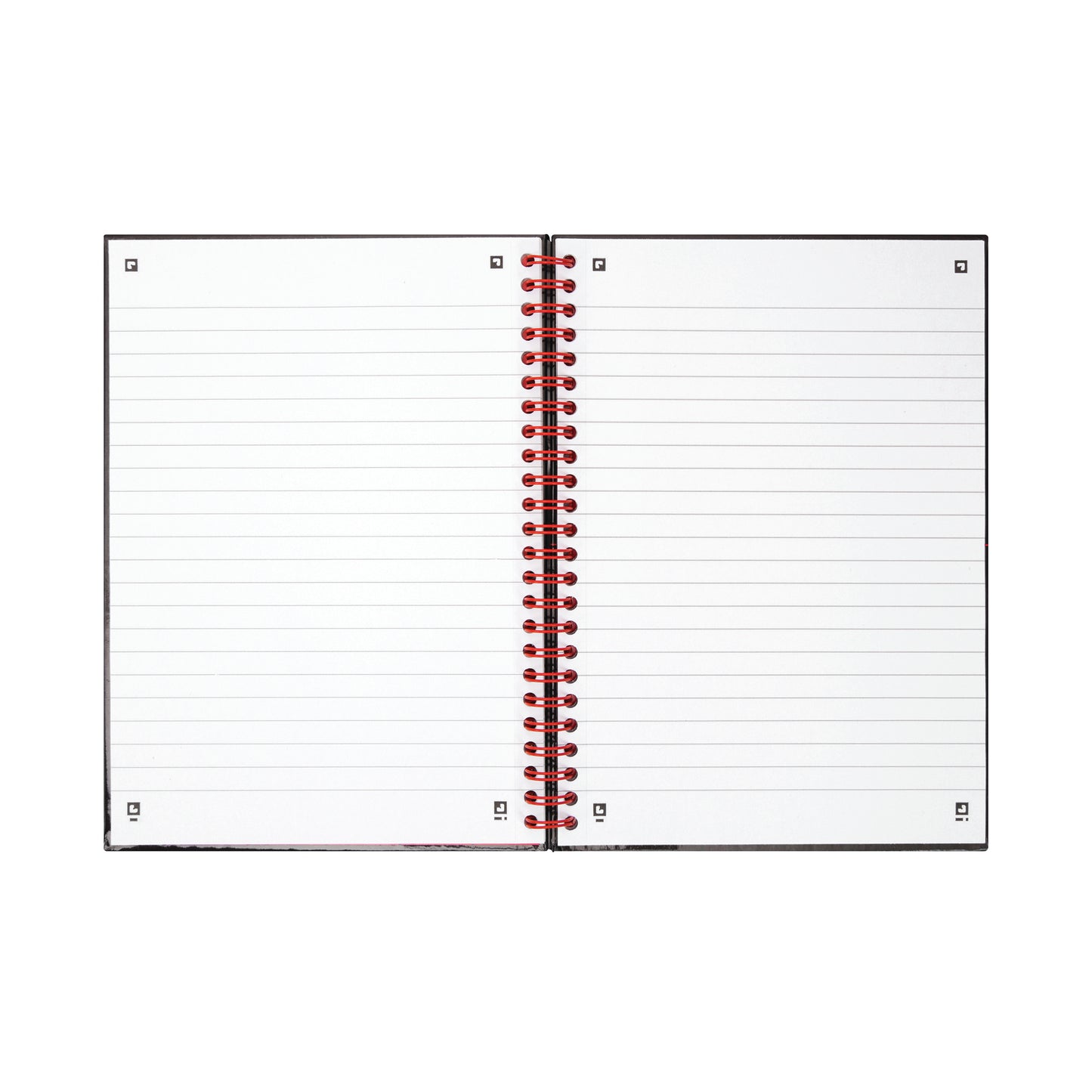 Black n' Red Wirebound Ruled Hardback Notebook 140 Pages A5 (Pack of 5) 100080154