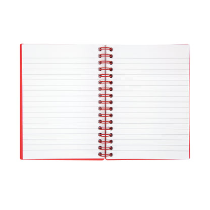 Black n' Red Wirebound Polypropylene Ruled Notebook 140 Pages A6 (Pack of 5) 100080476