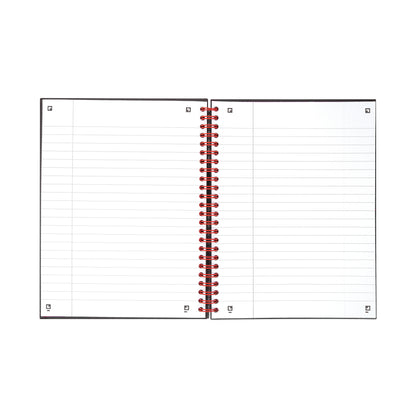 Black n' Red Wirebound Ruled Margin Hardback Notebook 140 Pages A5+ (Pack of 5) 100080192