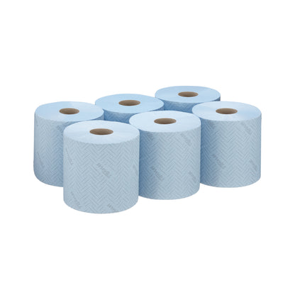 Wypall L10 Food and Hygiene Centrefeed Blue (Pack of 6) 7255
