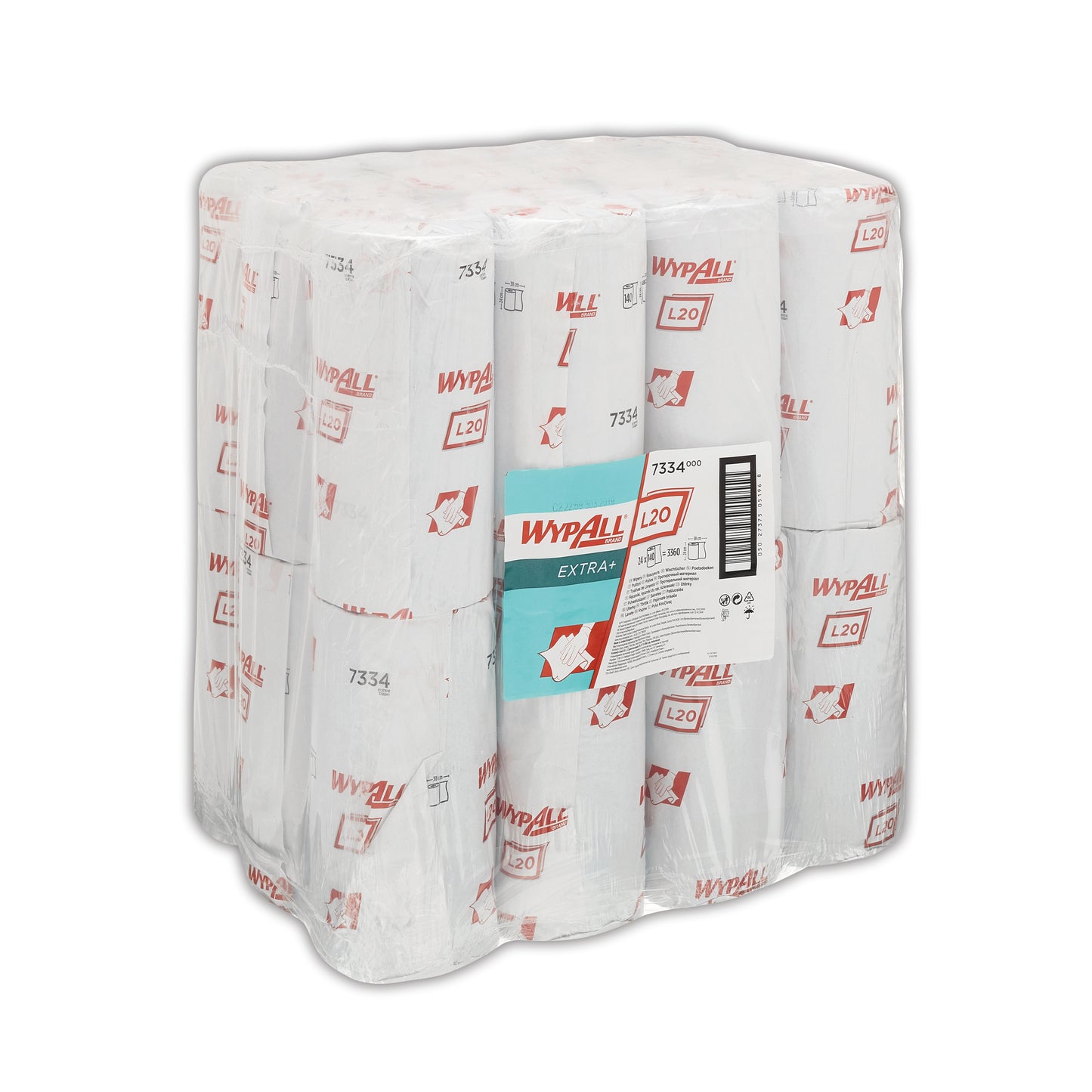 Wypall L20 Extra Small Roll Wipers (Pack of 24) 7334