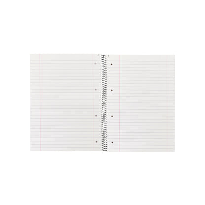 Q-Connect Ruled Margin Spiral Soft Cover Notebook 160 Pages A4 (Pack of 5) KF01072