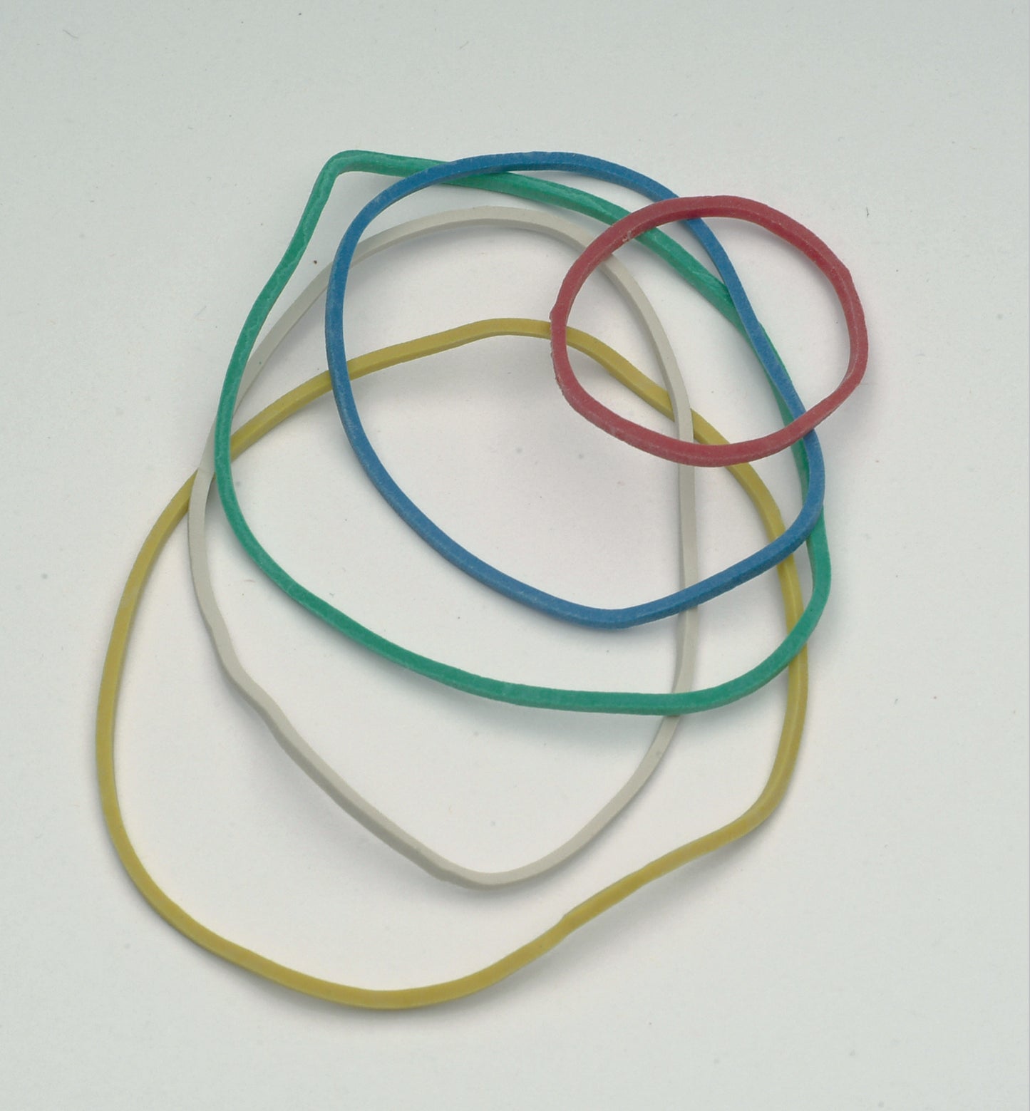 Q-Connect Rubber Bands Assorted Sizes Coloured 15g (Pack of 10) KF02032Q
