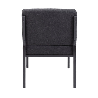 Jemini Reception Chair 520x670x800mm Charcoal KF04010