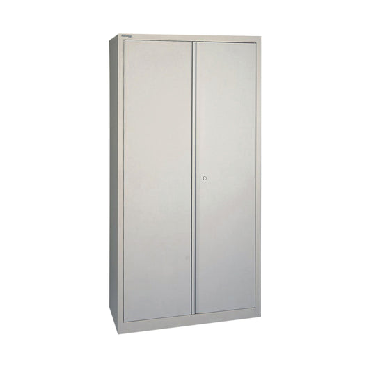 Jemini 2 Door Storage Cupboard Metal 950x420x1960mm Grey KF08503