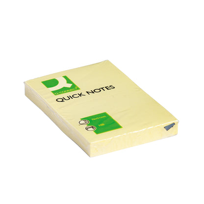 Q-Connect Quick Notes 51x76mm Yellow (Pack of 12) KF10501
