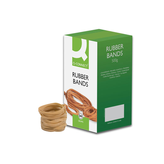 Q-Connect Rubber Bands No.63 76.2 x 6.3mm 500g KF10548