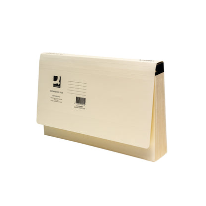 Q-Connect Expanding File Foolscap A-Z  Manilla KF22001