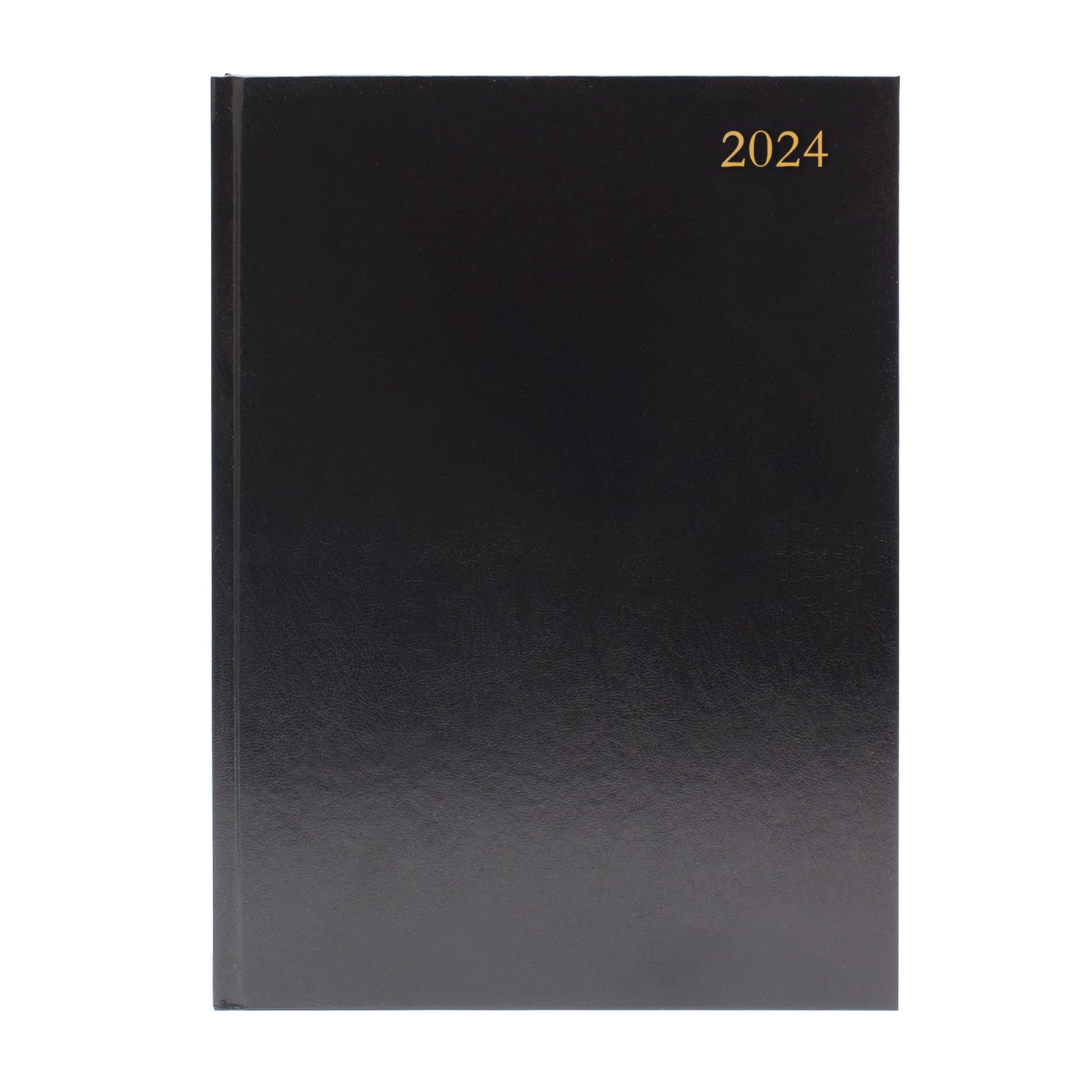 Desk Diary 2 Pages Per Day A4 Black 2024 KF2A4BK24