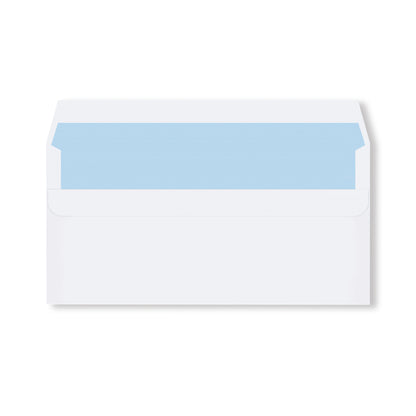 Q-Connect DL Envelopes Plain Wallet Self Seal 80gsm White (Pack of 1000) KF3454