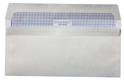 Q-Connect DL Envelopes Window Self Seal 80gsm White (Pack of 1000) KF3455