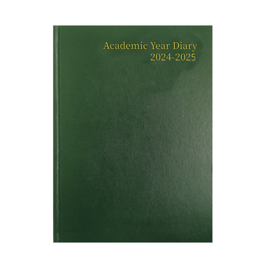 Academic Diary Week To View A4 Green 2024-25 KF3A4AGN24