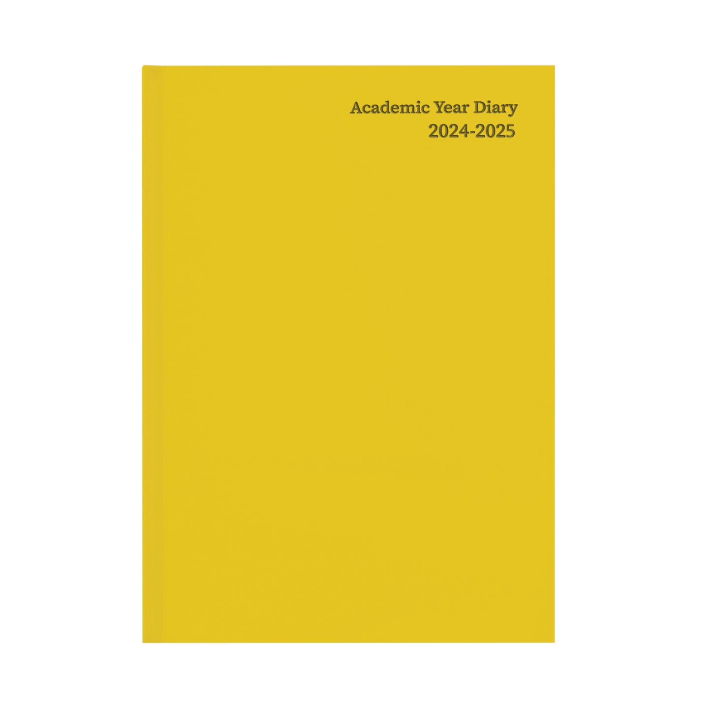 Academic Diary Week To View A5 Yellow 2024-25 KF3A5AYL24